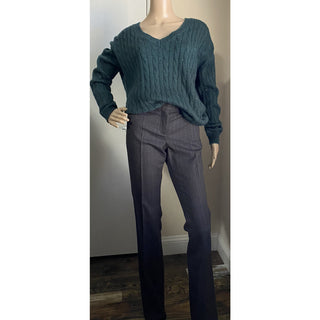 New $3795 Brunello Cucinelli Women Embellished Cashmere-Blend Sweater Green M