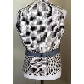 New $1500 Gucci Men Wool/Viscose Vest Gilet Blue 40 US ( 50 Eu ) Italy