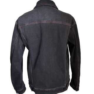 NWT $1980 Fendi Men’s Denim Jacket Black 44 US/54 Ita FW0428