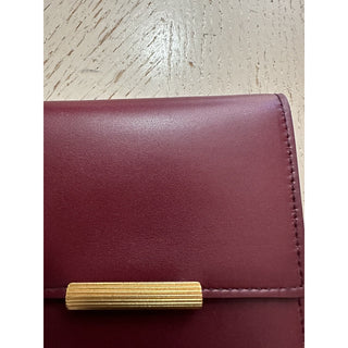New $680 Bottega Veneta Women Wallet Burgundy 578752 Italy