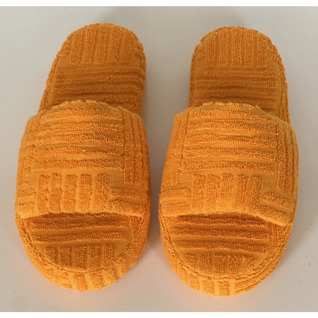 Bottega Veneta Intrecciato Resort Sponge Slipper Orange 7 US 660245 IT NIB $600