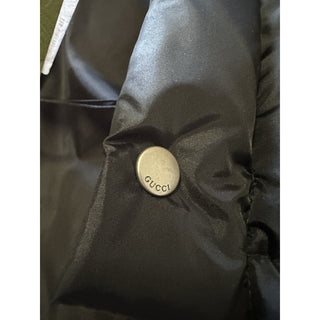 New $2900 Gucci Men’s Light Nylon Puffer Coat Jacket Black 44 US/54 Eu