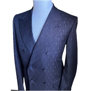 Gucci Men Double Breasted Sport Coat Jacket Blazer Navy 38 US/48 Eu New $3400