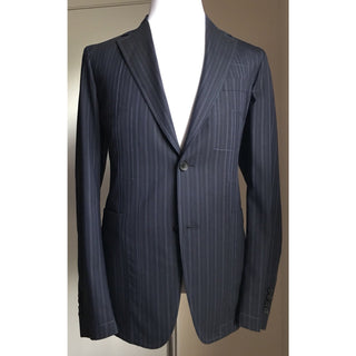 New $2100 Salvatore Ferragamo Sport Coat Blazer DK Blue 40R US ( 50R Eur ) Italy