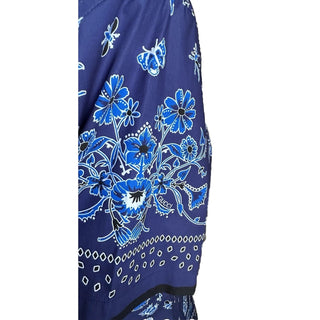 New $1300 Gucci Men’s Flower Bandana Print Shirt Blue Size 50 Eu/L