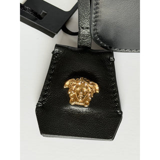 Versace Lamb Leather Black Mini Shoulder Bag 1018747 Italy NWT $990