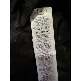 New $5200 Gucci Men Denim Jacket Coat Black 44 US/56 Eu 725588