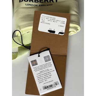 Burberry New Salmond Check Leather Sneakers Optic White 8.5 US 38.5 8024326 NIB