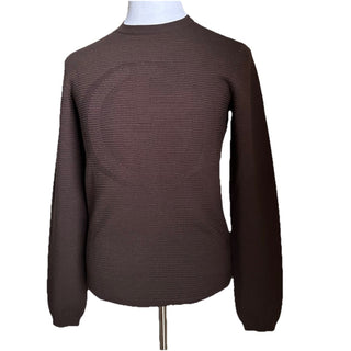 Giorgio Armani Men Sweater Dark Brown 44 Eu ( S ) New $1195