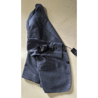 Giorgio Armani Men Sport Coat Glen Plaid Blazer Gray 42R US/52R Eu NWT $2695