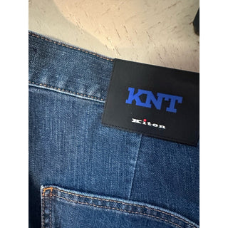 NWT KNT BY Kiton Men Cotton Five-Pocket Jeans Pants Blue 36/52