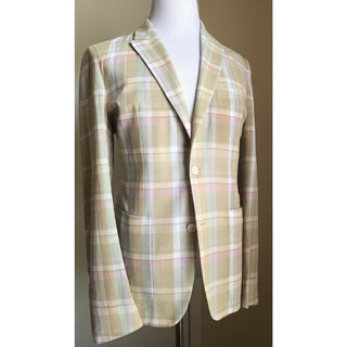 Ermenegildo Zegna Couture Sport Coat Blazer Multi-Color 42 US ( 52 Eu) New $2795