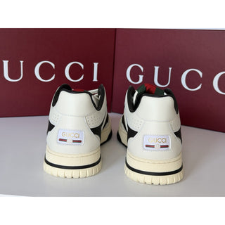 Gucci Women’s Re-Web Sneakers White/Black 9 US (39 Euro) 807059 NIB