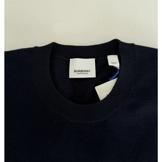 Burberry Lea 100% Wool Navy Sweater XL 8091167 NWT $830