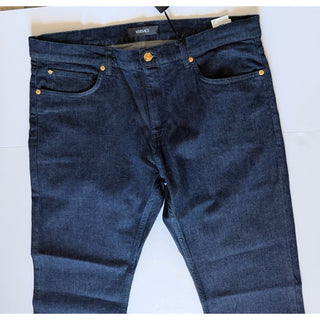 Versace Medusa Dark Blue Denim Jeans Men 40 US 1011841 1A13334 NWT $775
