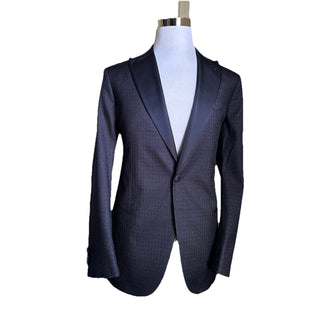 NWT $3795 Giorgio Armani Men Tuxedo Jacket Blazer Blue 42 US/52 Eu Italy