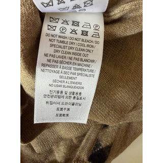 Burberry Lea 100% Wool Camel Melange Sweater Medium 8112090 NWT $915