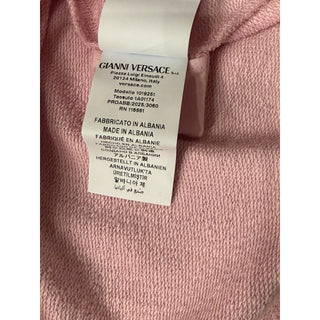 Versace Medusa Print Crop Pink Cotton Sweatshirt 10 US (46 Eu) 1019251 NWT $800
