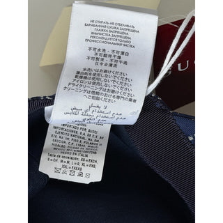 Gucci GG Shadow Jacquard Baseball Cap Blue Men L 817440 4HBDN NWT