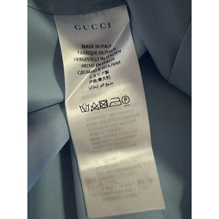 New Gucci Men’s Dress Shirt Sky Blue 44/17.5