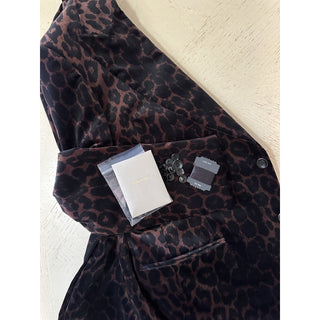 NWT $7170 TOM FORD Men Velvet Sport Coat Jacket Blazer Black/Brown 42R US/52R Eu