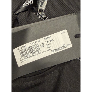 Versace Chain Medusa Logo Black Polyester Jacket 6XL Black 1023098 NWT $1400