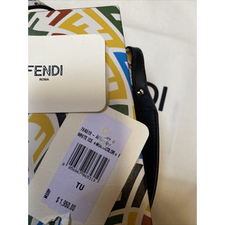 New Fendi Mini Logo FF Leather Crossbody Bag Shoulder Bag Multicolor