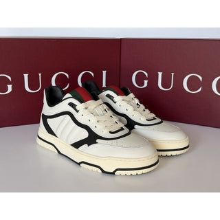 Gucci Women’s Re-Web Sneakers White/Black 9.5 US (39.5 Euro) 807059 NIB