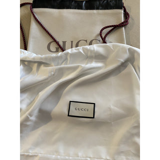 New Gucci GG Monogram Leather Backpack Bag Tan/Black 523586 Italy