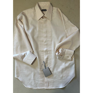 New $1150 TOM FORD Men Dress Shirt Color Vanilla Size 42/16.5 Switzerland