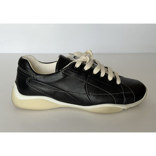 Prada Men's Black Nappa Leather Soft Sneakers 9 US (8 Prada) 2EE429