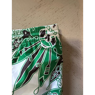NWT $920 Gucci Drawstring Gucci Print Swim Short Green size 52 Eu/36 US