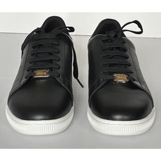 Versace Medusa Men's Black Leather Sneakers 9.5 US (42.5 Euro) 1016936 NIB
