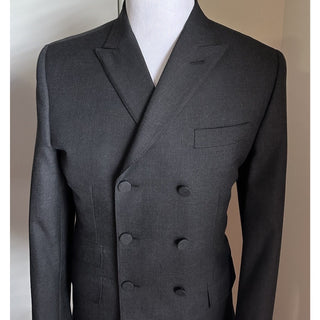 Gucci Men Double Breasted Sport Coat Blazer DK Gray 38 US/48 Eu NWT $2980