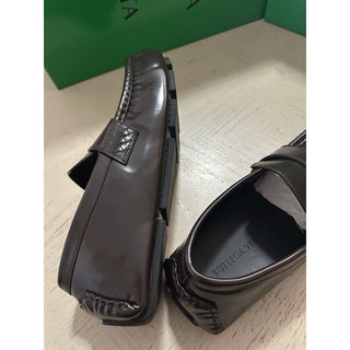 New $1050 Bottega Venetta Men Leather Driver Moccasin Shoes Brown 9 US/42 Eu