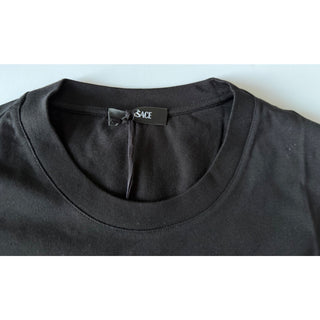Versace Men’s Logo Compact Cotton Jersey T-Shirt Black 2XL 1013302 NWT $750