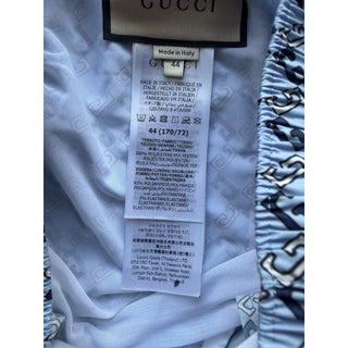 Gucci Surfer G Logo Swim Shorts Blue Men 28 US (44 Euro) 742955 XHAH8 4734 NWT