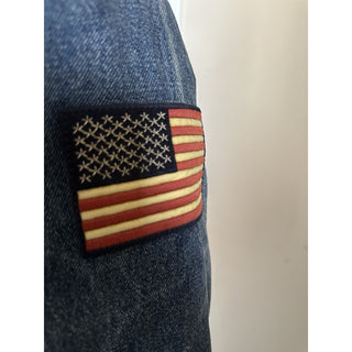 Polo Ralph Lauren Men Faux-Shearling-Lined Denim Jacket Blue Size S