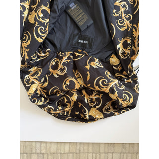 Versace Men's Blouson Medusa Jacket Black/Gold 46 US (56 Euro) 1021686 NWT $1550
