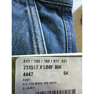 NWT $1150 Gucci Men Jeans Pants Blue Size 38 US/54 Eu