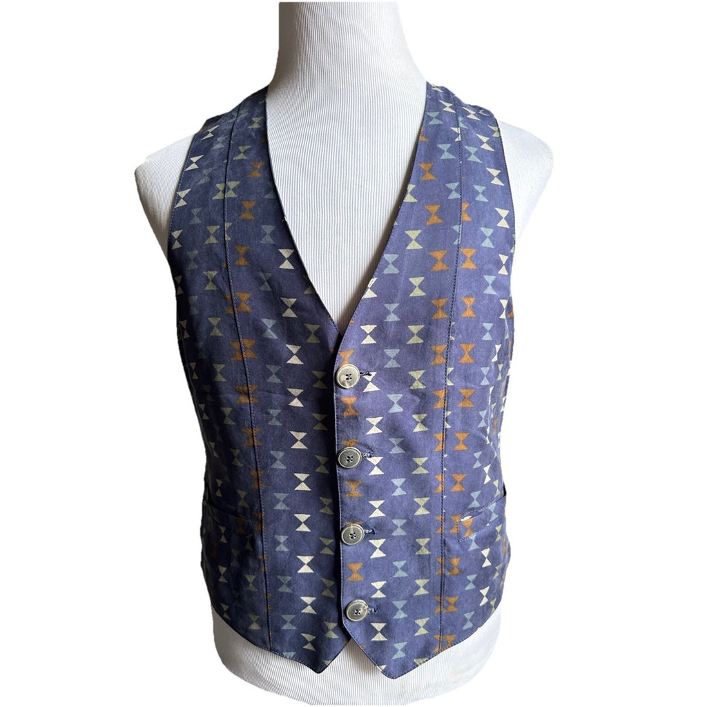 New $1495 Giorgio Armani Men Gilet Vest Blue 40 US ( 50 Eu ) Italy