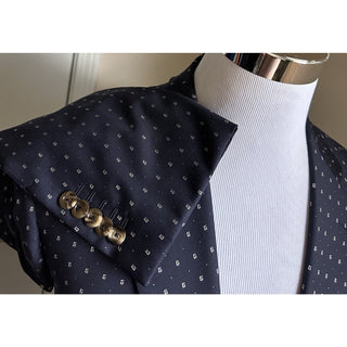 NWT $4800 Gucci Men G Logo London Wool Suit Navy 38 US/48 Eu Switzerland