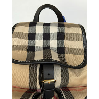 Burberry Medium Enfield Check Archive Beige IP Check Backpack 8109273 NWT $1595