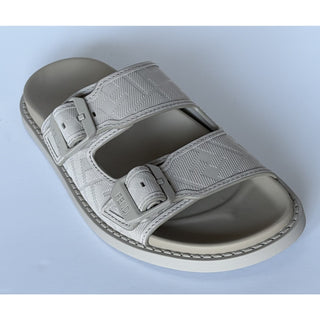 Fendi Men's FF Feel Slide Sandals Beige 11 US/10 UK IT 7X1604 NIB $1050