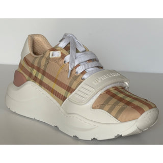 Burberry Women’s Teacup IP Check Sneakers 8.5 US (38.5) Italy 8112440 NIB $850