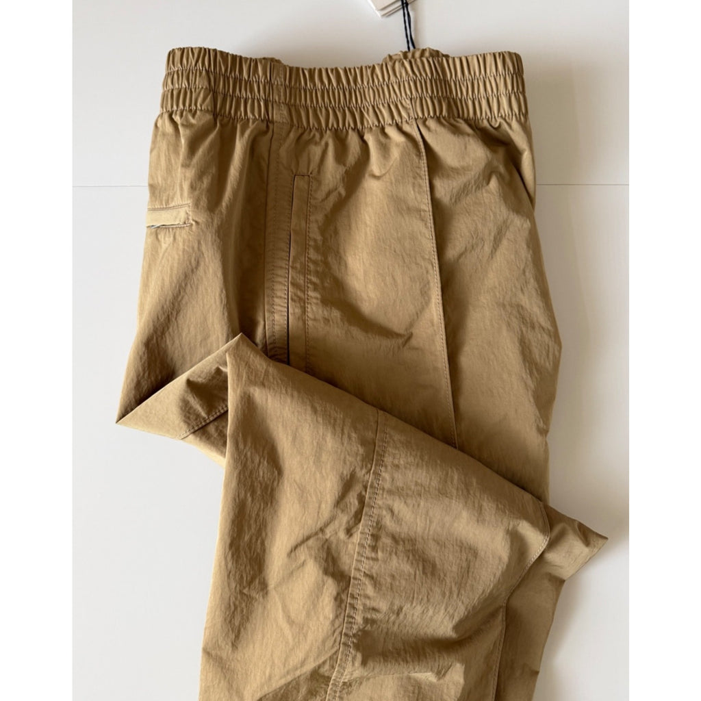 Bottega Veneta Nylon Pants Sesame Size 40 US (56 Euro) 679432 Italy NWT $1000