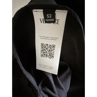 Versace Medusa Blouson Cotton Twill and Techno Black Jacket 42 US 1019187 NWT