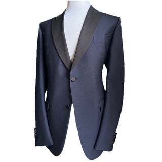NWT $4800 Gucci Men’s Tuxedo Suit Blue Size 46R US/56R Eu Italy