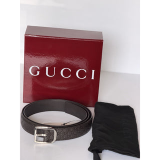 Gucci Men’s Microguccissima Soft Leather Belt Brown 110/44 510309 Italy NWT