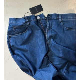 New $695 Giorgio Armani Men’s Pants Jeans DK Blue Size 32 Italy